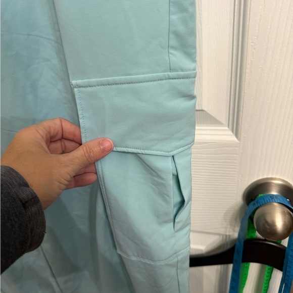 Gilly Hicks NWT Recharge Cargo Pants fleece lined drawstring hems pockets XL - Picture 7 of 14